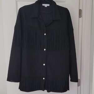 Fringe Shacket
